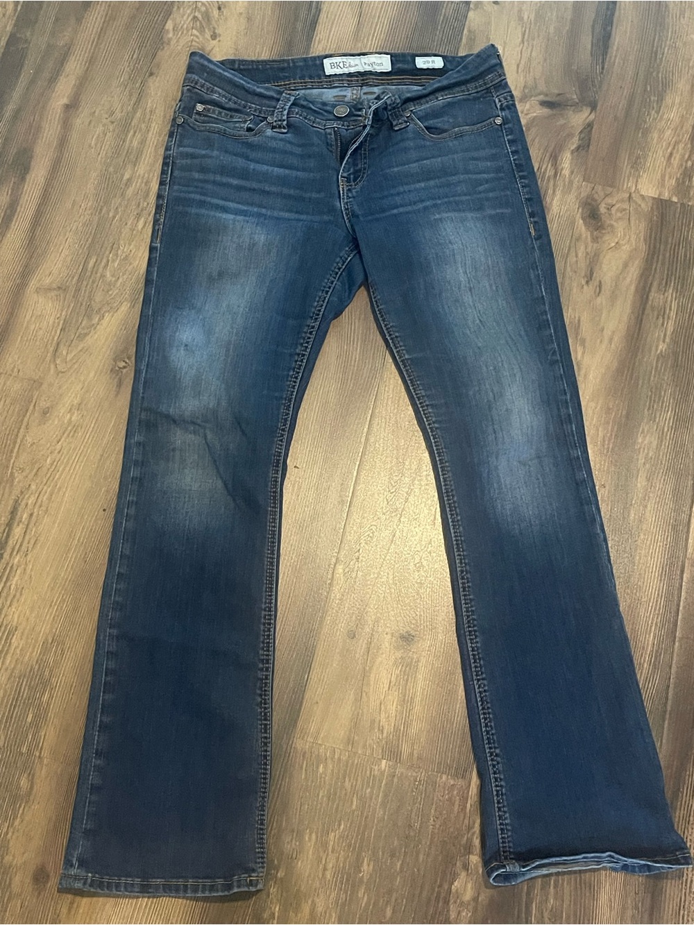 BKE Denim Payton Jeans Womens 29R Bootcut Stretch Blue Jeans 29x31.5